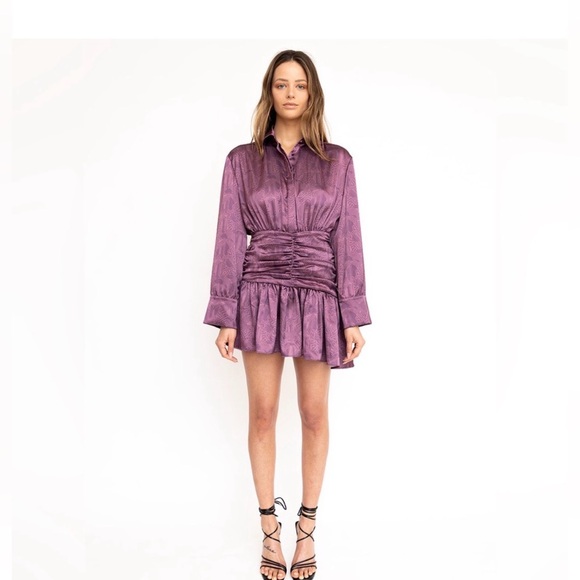 Torn Ronny Kobo "Brenda" Mini Dress - Picture 2 of 8